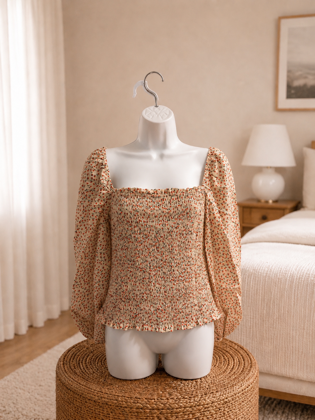 Meadow Bloom Smocked Top